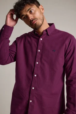 Barkers Classic Fit Shirts|Classic Fit Shirts^Maynard Oxford Shirt BERRY