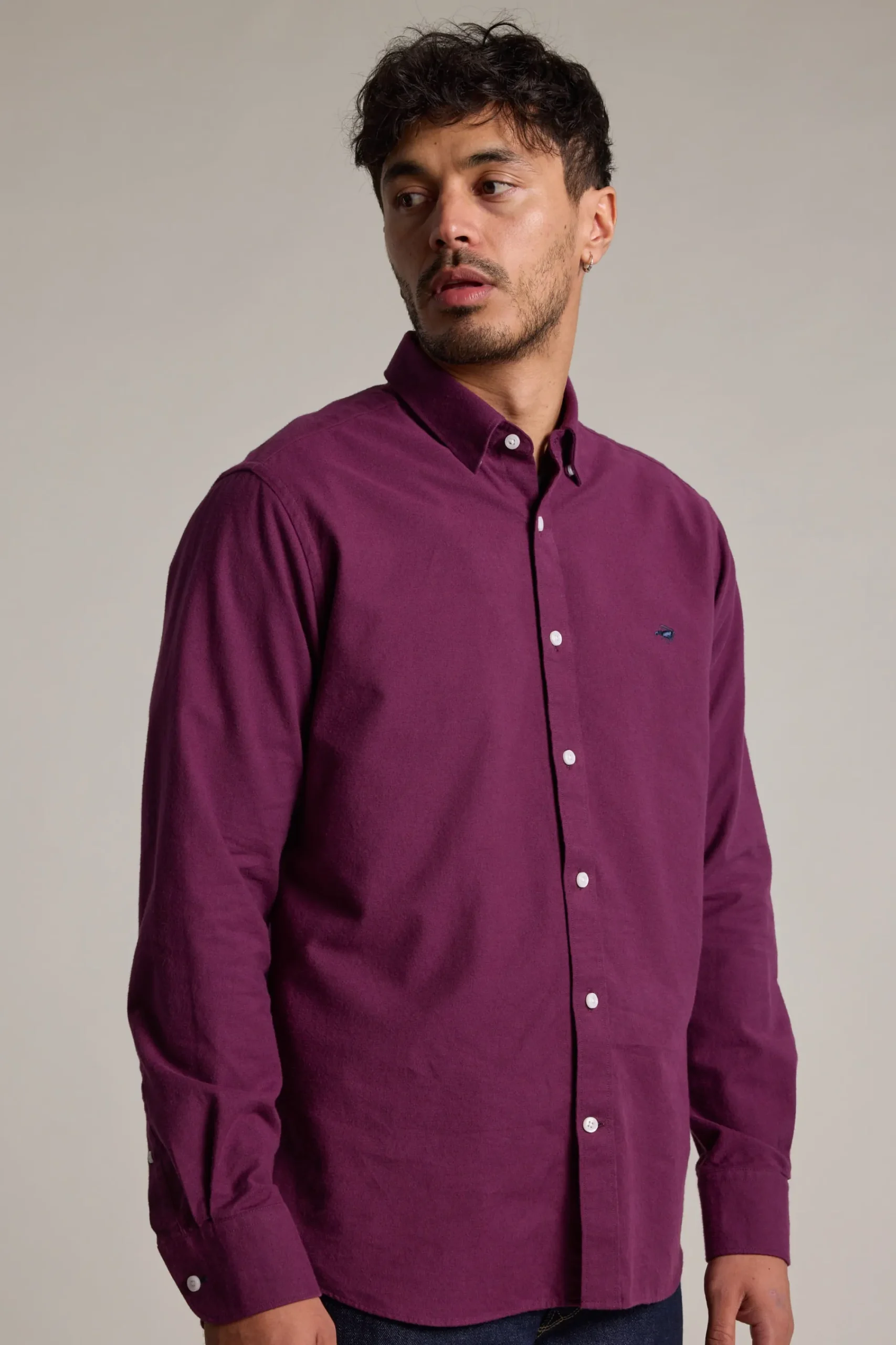 Barkers Classic Fit Shirts|Classic Fit Shirts^Maynard Oxford Shirt BERRY