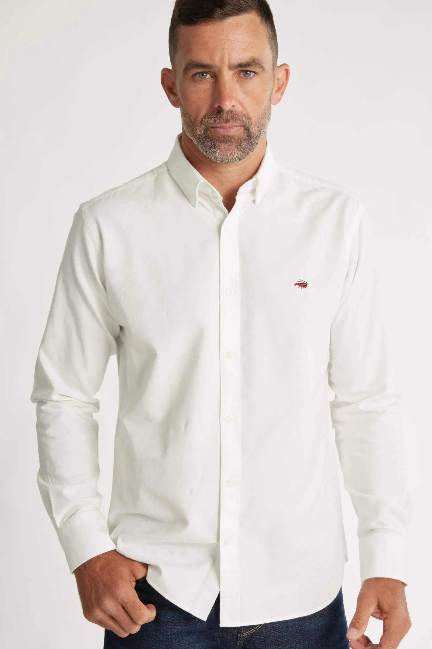 Barkers Classic Fit Shirts|Classic Fit Shirts^Maynard Oxford Shirt WHITE