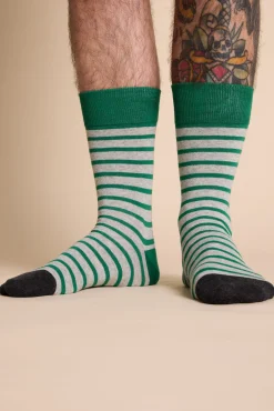 Barkers Socks|Socks^Mojave Stripe Sock GREEN
