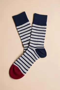Barkers Socks|Socks^Mojave Stripe Sock STEEL