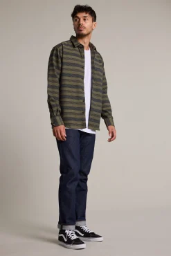 Barkers Casual Shirts|Casual Shirts^Mossock Stripe Overshirt
