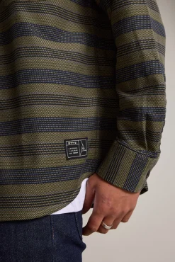 Barkers Casual Shirts|Casual Shirts^Mossock Stripe Overshirt