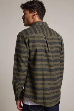 Barkers Casual Shirts|Casual Shirts^Mossock Stripe Overshirt