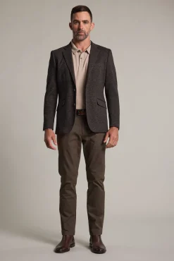 Barkers Polos|Polo Shirts^Newland Mercerised Texture Polo OATMEAL