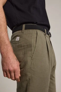 Barkers Tapered & Slim Fit Pants|Casual Pants^Newman Linen Pants KHAKI