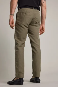 Barkers Tapered & Slim Fit Pants|Casual Pants^Newman Linen Pants KHAKI