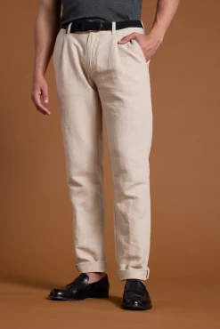 Barkers Tapered & Slim Fit Pants|Dress Pants^Newman Linen Pants SAND