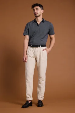 Barkers Tapered & Slim Fit Pants|Dress Pants^Newman Linen Pants SAND