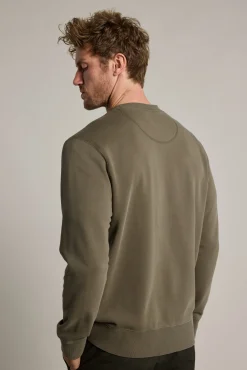 Barkers Sweatshirts & Hoodies^Newton Washed Crew WASHED KHAKI