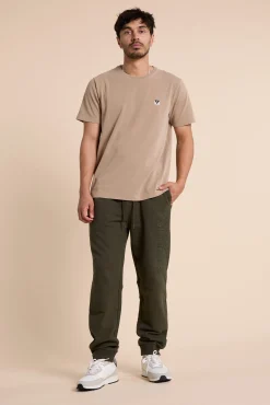 Barkers Essential Tees^Newton Washed Tee TAUPE