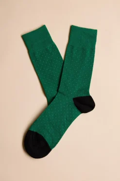 Barkers Socks|Socks^Nicolas Pin Dot Sock GREEN