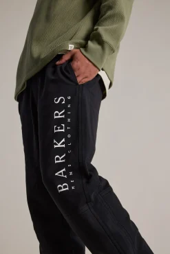 Barkers Barkers Track Pants|Track Pants^Organic Classic Print Track Pants BLACK