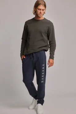 Barkers Barkers Track Pants|Track Pants^Organic Classic Print Track Pants DARK BLUE
