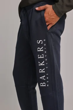 Barkers Barkers Track Pants|Track Pants^Organic Classic Print Track Pants DARK BLUE