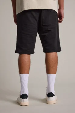 Barkers Shorts|Barkers Track Pants^Organic Classic Print Track Short BLACK
