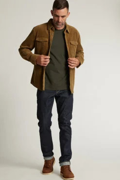 Barkers Essential Tees^Organic Crew Tee KHAKI