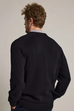 Barkers Cotton Knitwear^Paloma Cotton Crew BLACK