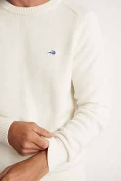Barkers Cotton Knitwear^Paloma Cotton Crew OFF WHITE
