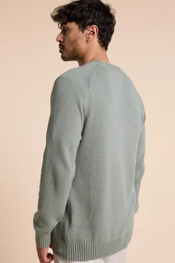 Barkers Cotton Knitwear^Paloma Cotton Crew SAGE