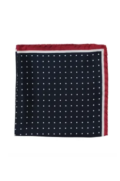 Barkers Suiting Accessories|Pocket Squares^Parisian Dot Silk Pocket Square