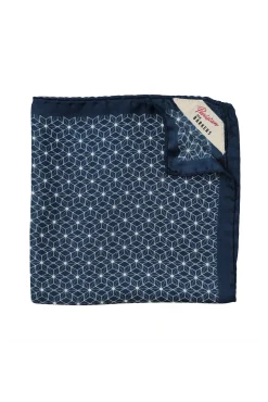 Barkers Suiting Accessories|Pocket Squares^Parisian Geo Silk Pocket Square