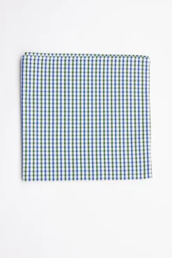Barkers Pocket Squares|Suiting Accessories^Pinebrook Check Pocket Square