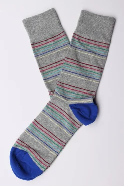 Barkers Socks|Socks^Preston Bright Pinstripe Sock