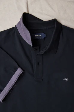 Barkers Polos|Polo Shirts^Regent Pique Polo Shirt BLACK