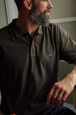Barkers Polos|Polo Shirts^Regent Pique Polo Shirt DARK KHAKI