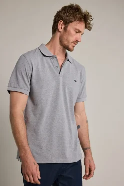 Barkers Polos|Polo Shirts^Regent Pique Polo Shirt GREY MARL