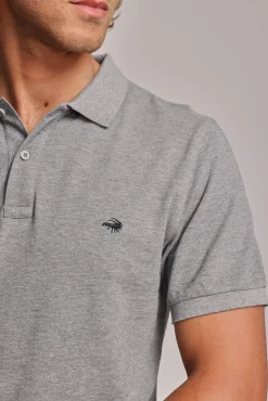 Barkers Polos|Polo Shirts^Regent Pique Polo Shirt GREY MARL