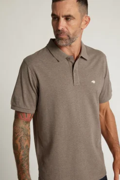 Barkers Polos|Polo Shirts^Regent Pique Polo Shirt WOOD MARL