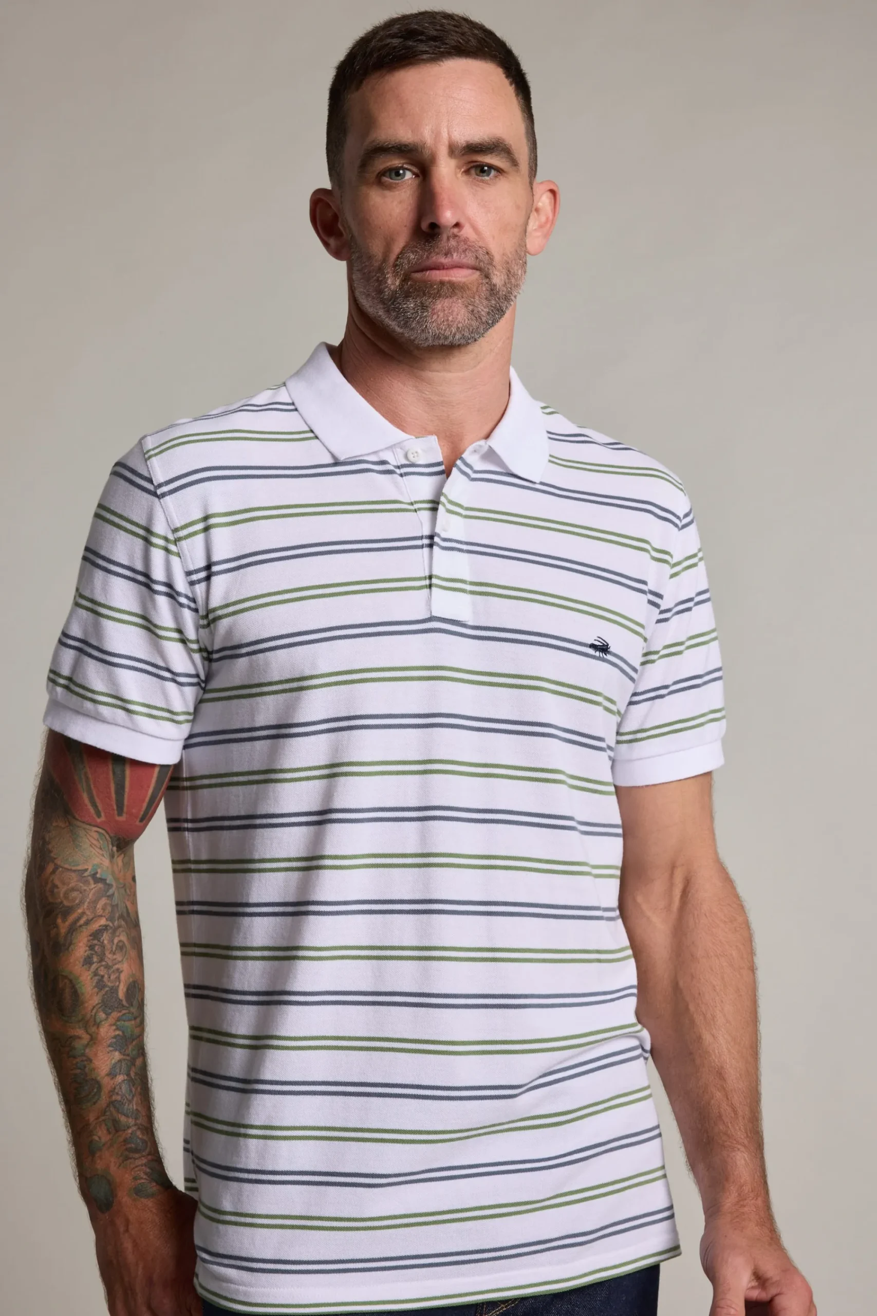 Barkers Polos|Polo Shirts^Regent Pique Stripe Polo