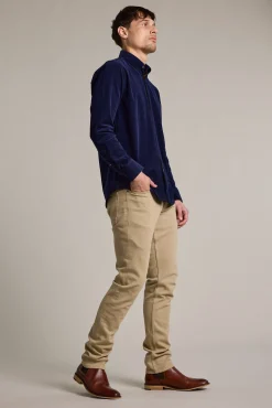 Barkers Tailored Fit Shirts|Tailored Fit Shirts^Sedwick Corduroy Shirt NAVY