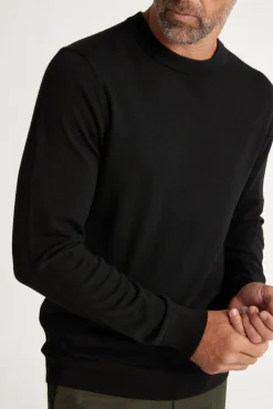 Barkers Zqrx Merino^Skyland ZQrx Merino Crew BLACK