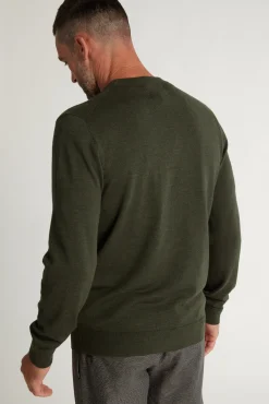 Barkers Zqrx Merino^Skyland ZQrx Merino Crew KHAKI MARL