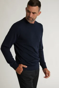 Barkers Zqrx Merino^Skyland ZQrx Merino Crew NAVY MARL