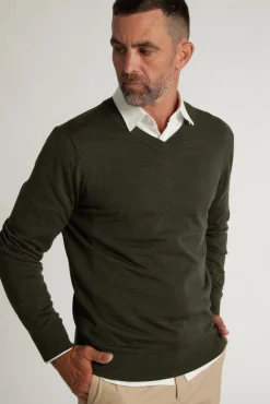 Barkers Zqrx Merino^Skyland ZQrx Merino Vee KHAKI MARL