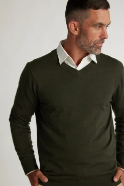 Barkers Zqrx Merino^Skyland ZQrx Merino Vee KHAKI MARL