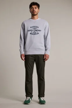 Barkers Sweatshirts & Hoodies^Standard Issue Print Crew BLUE