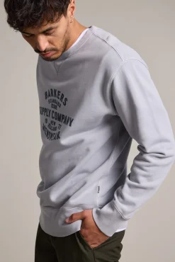 Barkers Sweatshirts & Hoodies^Standard Issue Print Crew BLUE