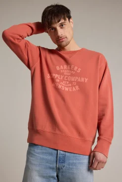 Barkers Sweatshirts & Hoodies^Standard Issue Print Crew ORANGE