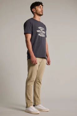 Barkers Graphic & Stripes^Standard Issue Print Tee CHARCOAL
