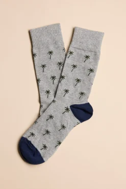 Barkers Socks|Socks^Teton Palm Sock GREY MARL
