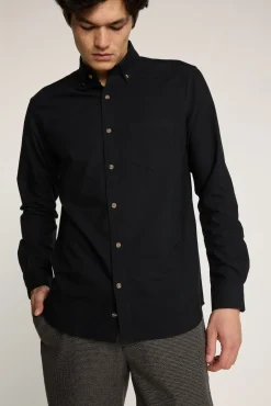 Barkers Tailored Fit Shirts|Tailored Fit Shirts^Thatcher Oxford Shirt BLACK