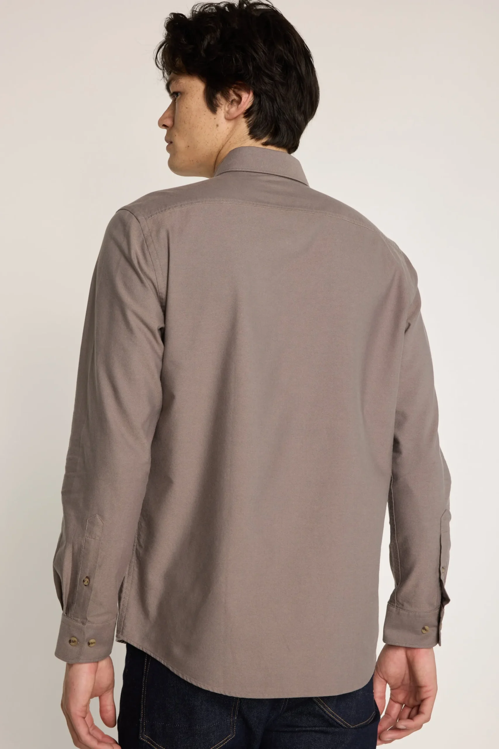 Barkers Classic Fit Shirts|Classic Fit Shirts^Thatcher Oxford Shirt BROWN