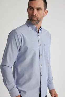Barkers Tailored Fit Shirts|Tailored Fit Shirts^Thatcher Oxford Shirt CHAMBRAY