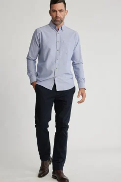 Barkers Tailored Fit Shirts|Tailored Fit Shirts^Thatcher Oxford Shirt CHAMBRAY