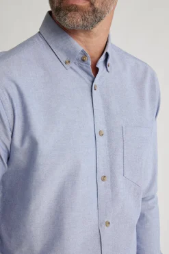 Barkers Tailored Fit Shirts|Tailored Fit Shirts^Thatcher Oxford Shirt CHAMBRAY